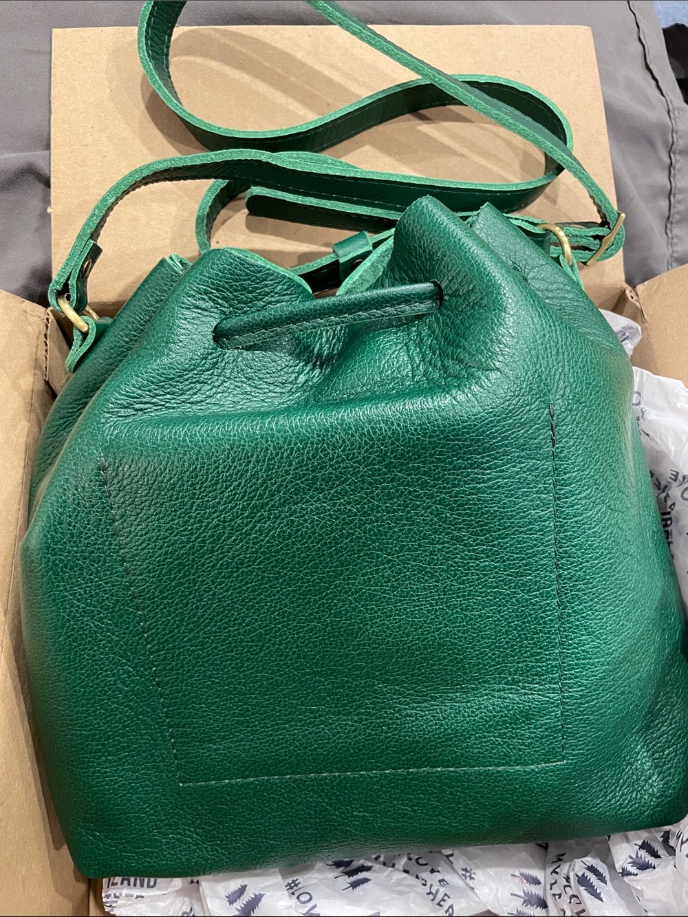 Portland Leather Goods Large Bucket Bag C Sale - Picture 2 of 11